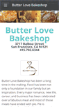 Mobile Screenshot of butterlovebakeshop.com